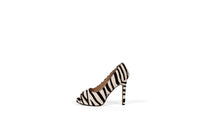 Zebra Pump Heel