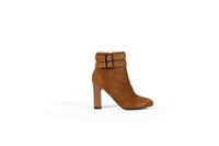 Brown Suede Leather Ankle Boot